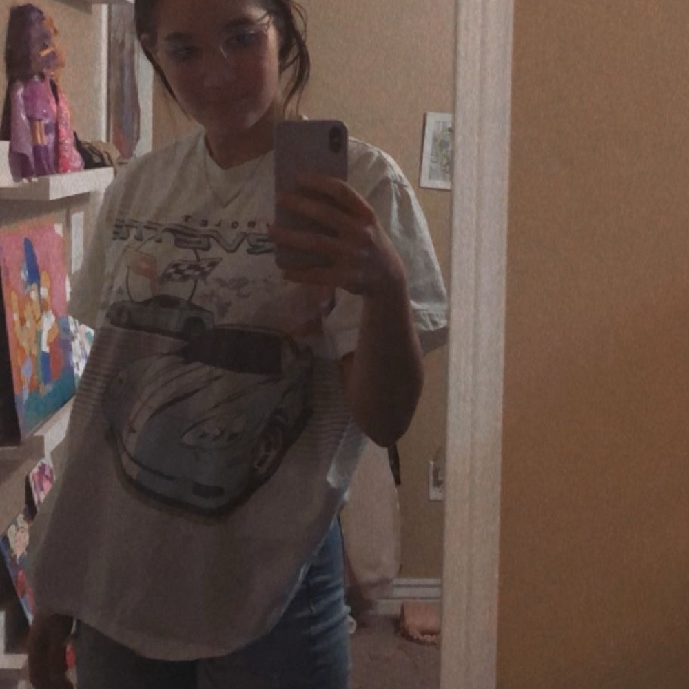 Oversized Graphic Corvette Tee